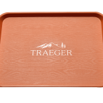 מגש פלסטיק איכותי עם ידיות אחיזה ושפה מוגבהת למעשנה - Traeger Grill מעשנת בשר
