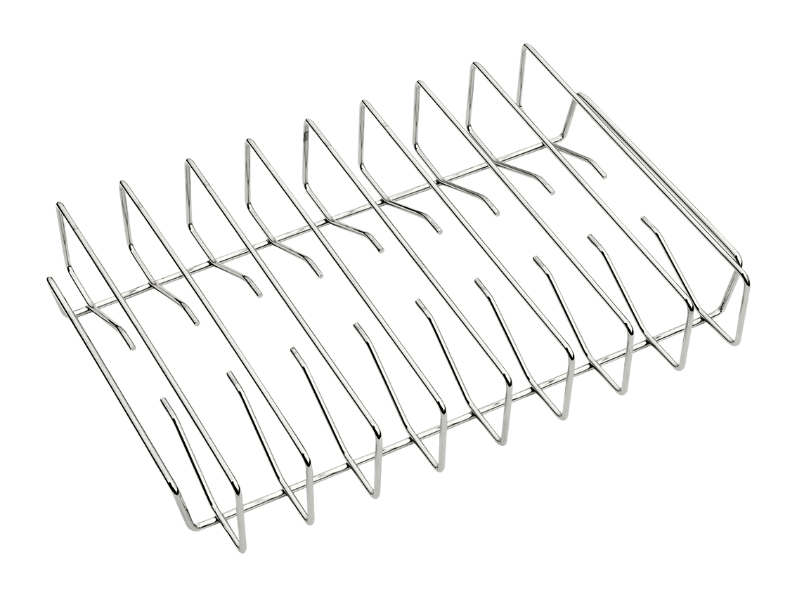 smoke-rib-rack מתקן לעישון וצליית צלעות - טרייגר גריל מעשנת בשר